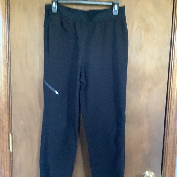 💜$5ifbundle3 champion black jogger pant with zipper details men's size M - Picture 5 of 16